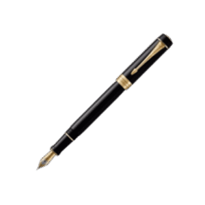 Parker Duofold Centennial Fountain Pen, Precious Resine, Gold Trim
