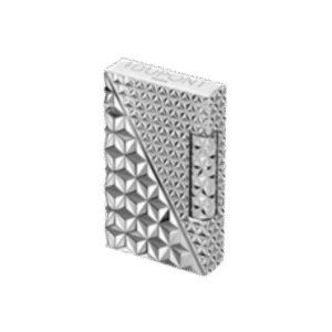 S.T. Dupont L2 Double Fire X Lighter, Brass, Palladium trim, Silver, C16645