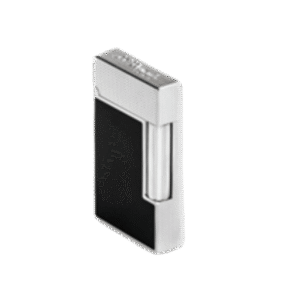 S.T. Dupont Ligne 2 Cling Lighter, Platinum, Black, C16602