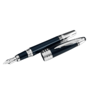 Montblanc John F. Kennedy Fountain Pen, Resine, Platinum, 132088