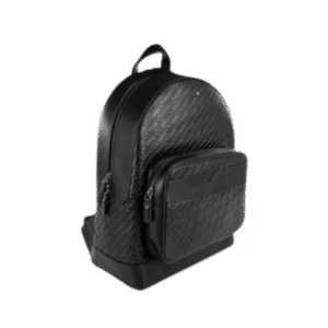 Montblanc M Gram 4810 Backpack, Leather, Leather, Black, Zip, 128618